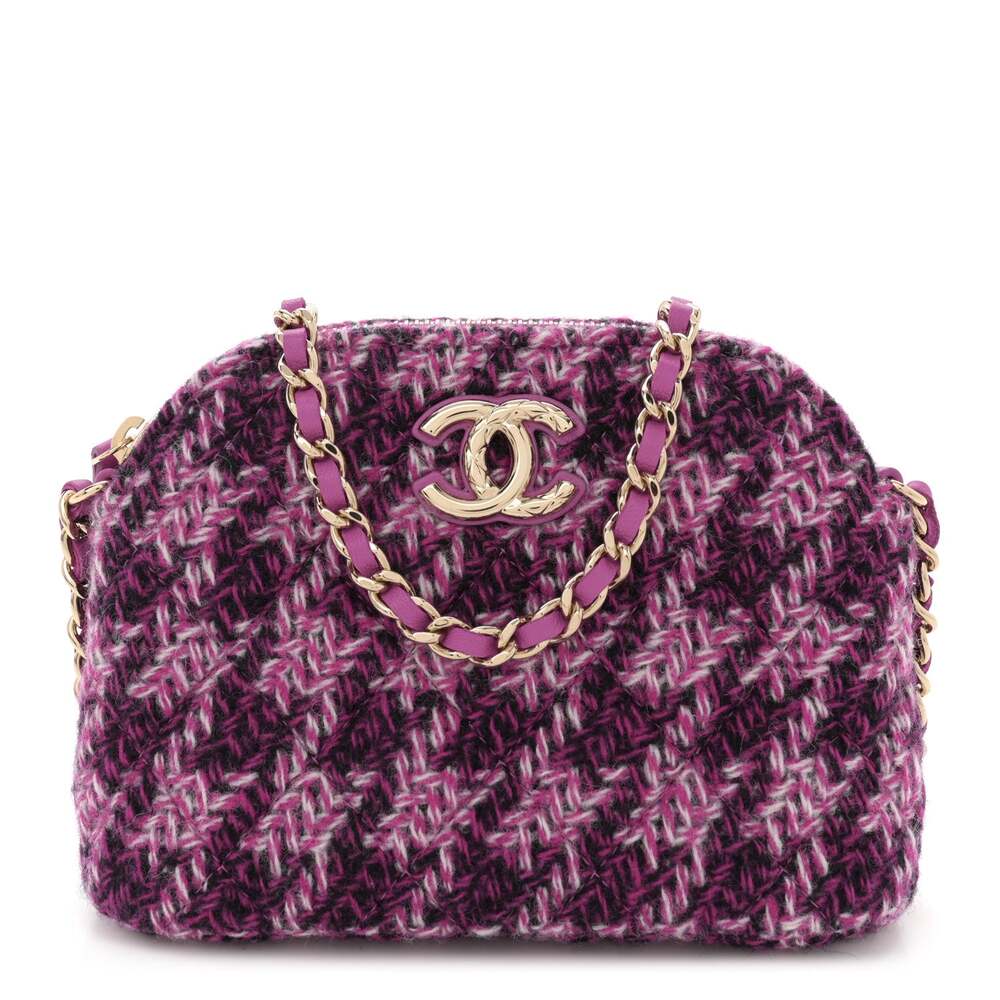 Chanel Tweed Quilted Mini Clutch With #321912C17B